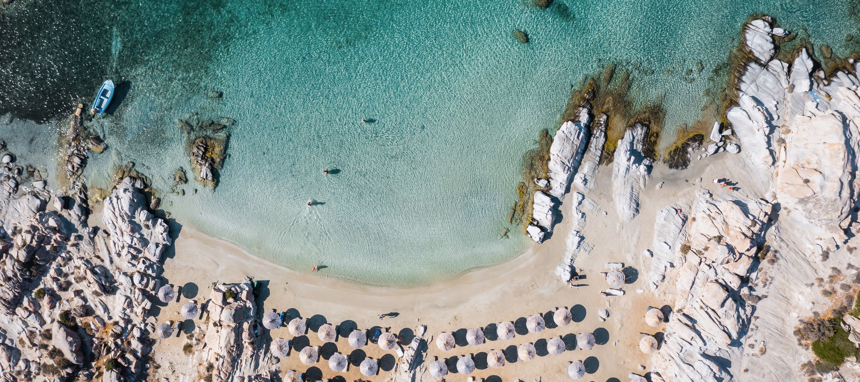 Süsses Nichtstun am berühmten Strand von Kolimpithres