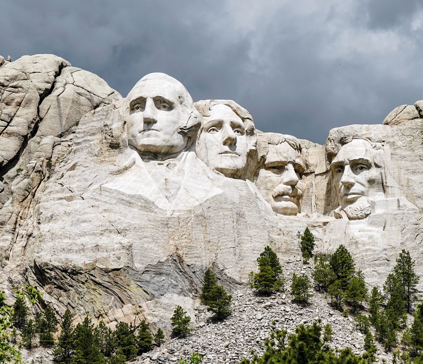 Der Mount Rushmore befindet sich in der Nähe von Rapid City.