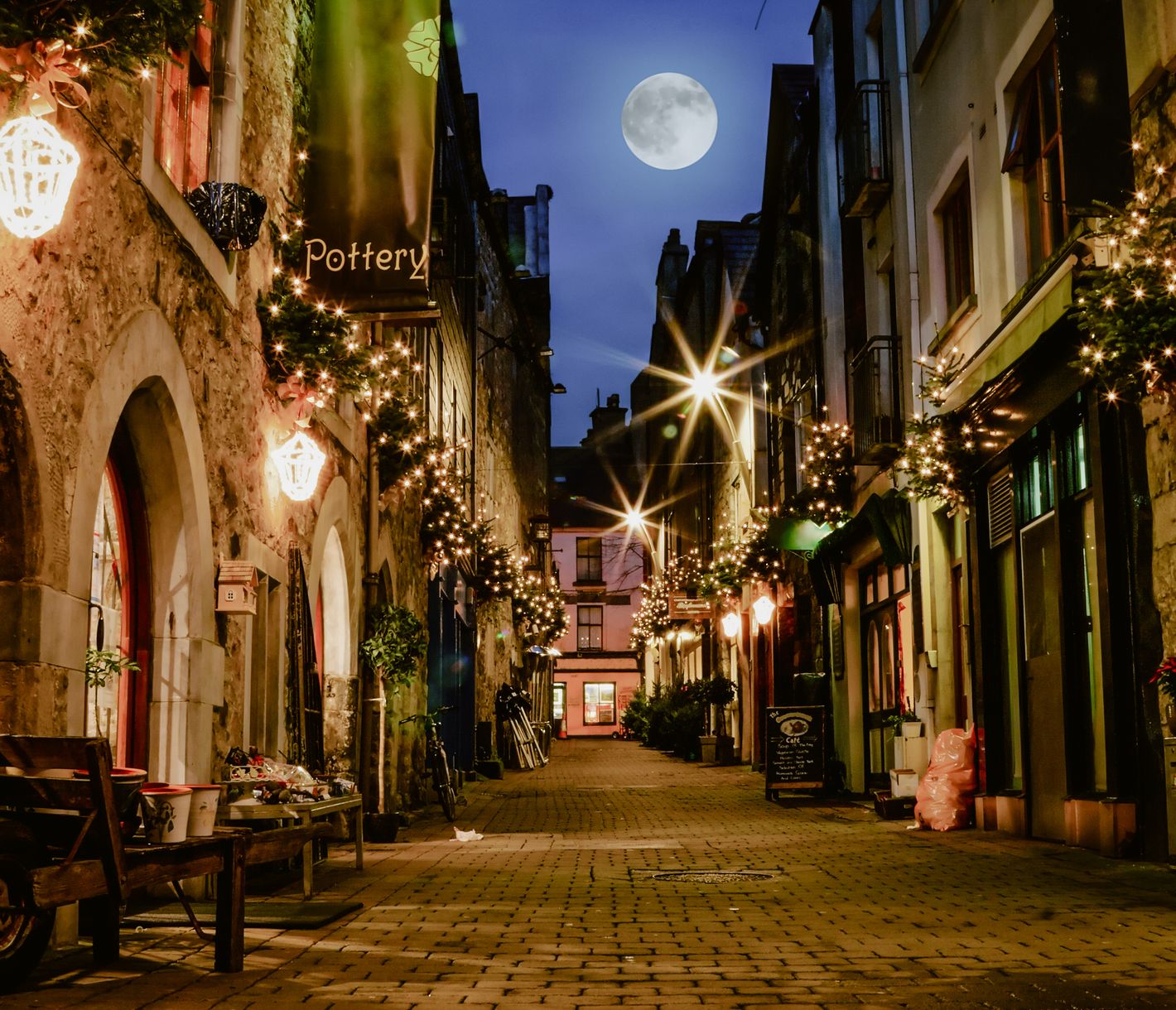 Nächtliche Ruhe in Galway