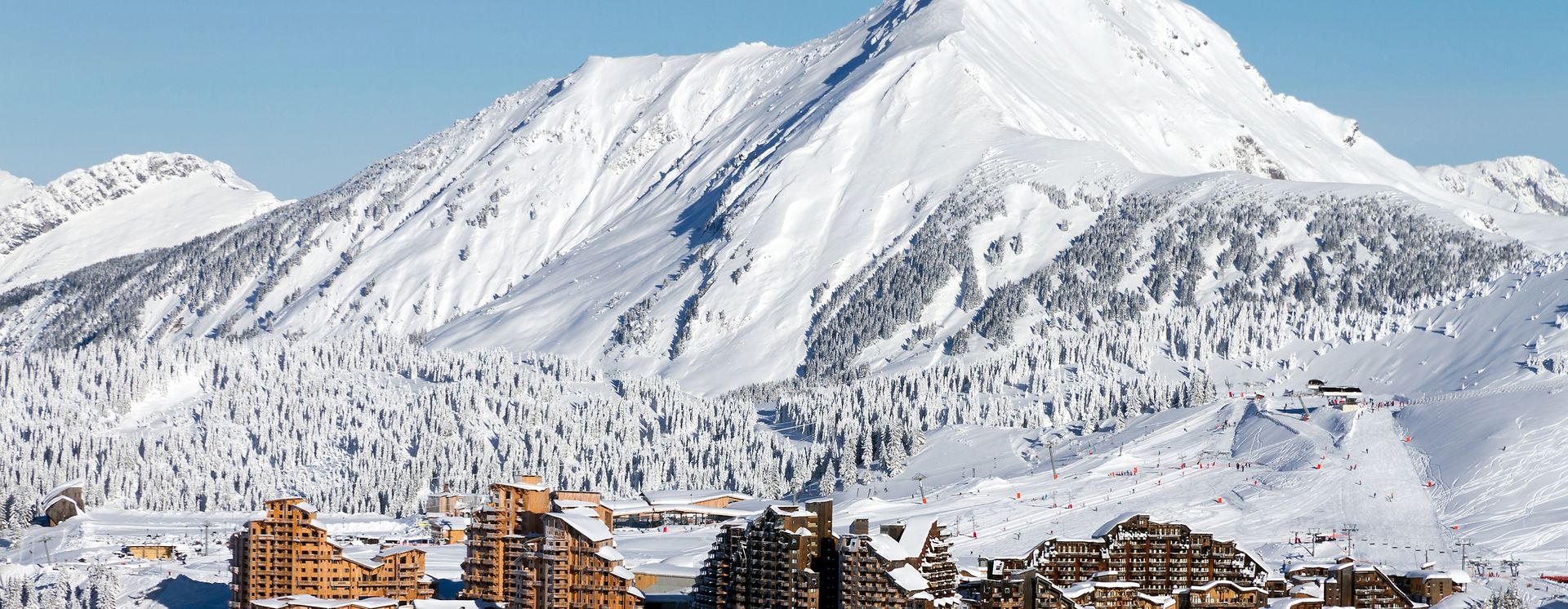 Klippe von Avoriaz im Winter