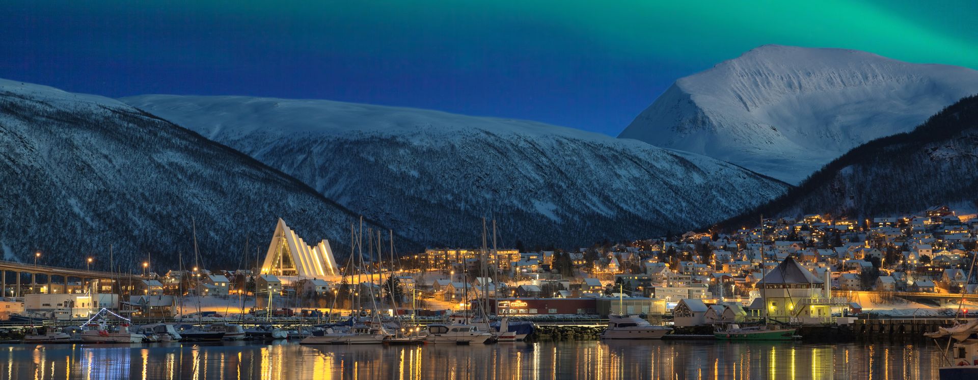 Nordlichter über Tromsø