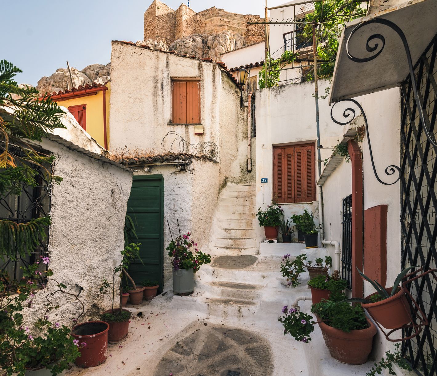 Verwinkelte Gassen in Anafiotika
