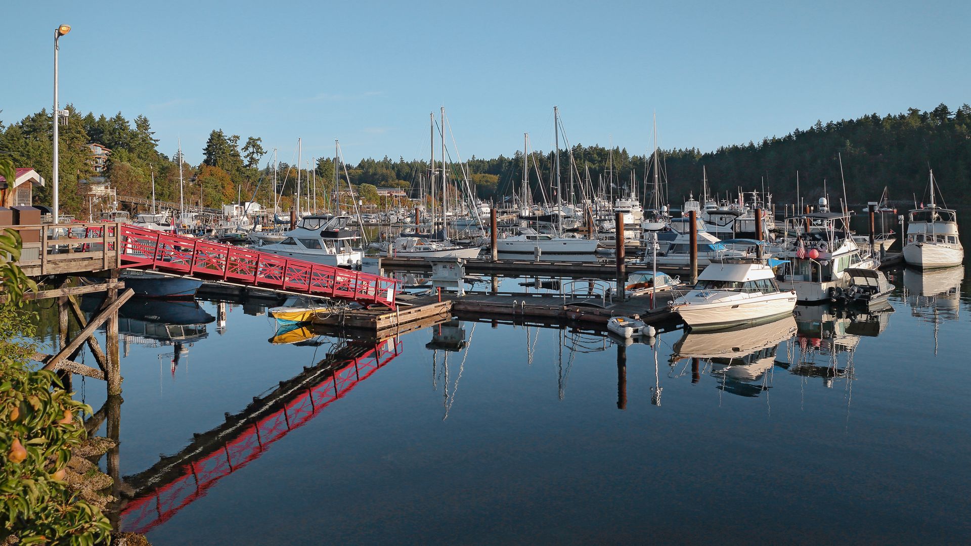 Le joli port de Ganges