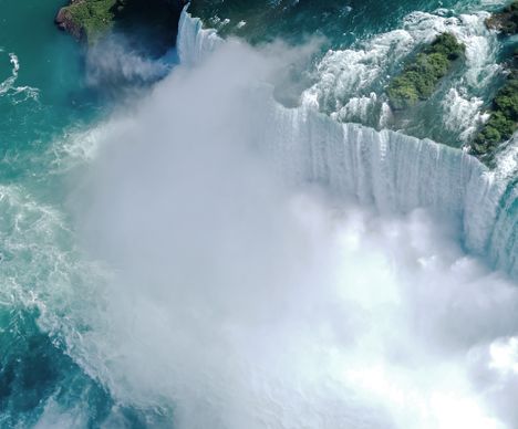 Die Horseshoe Falls – Eine der drei Niagara-Fälle
