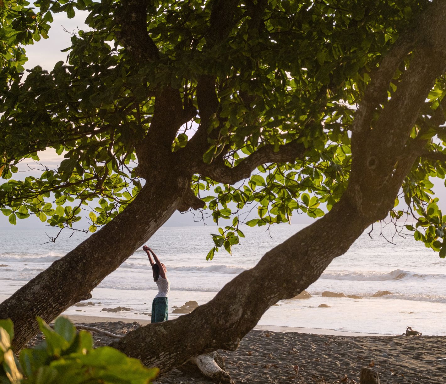 Yoga am Strand