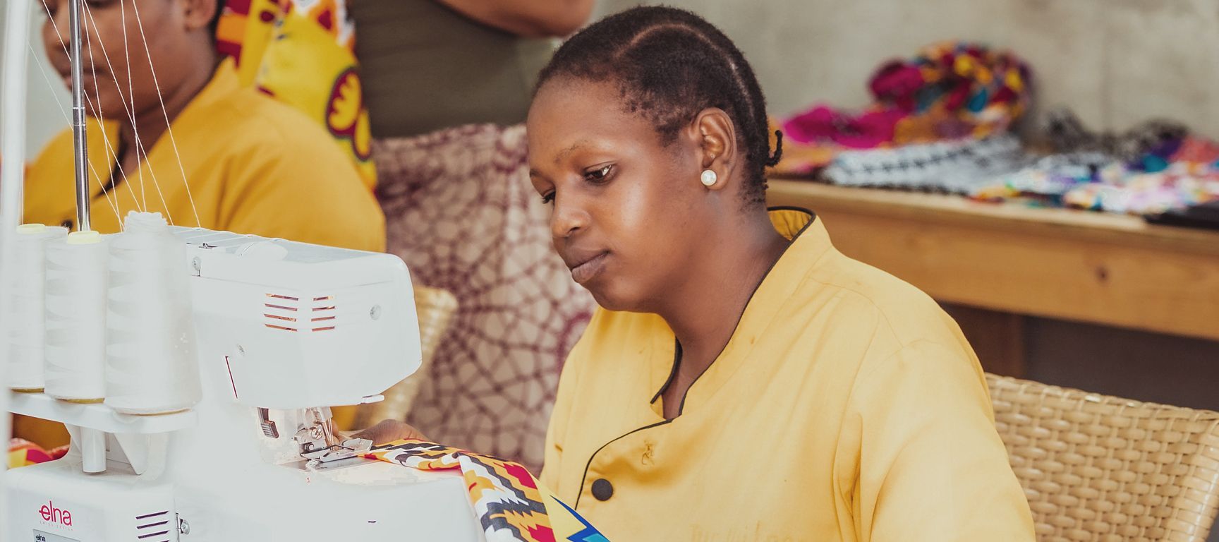 L’atelier de couture Sijwa suscite beaucoup d’enthousiasme.