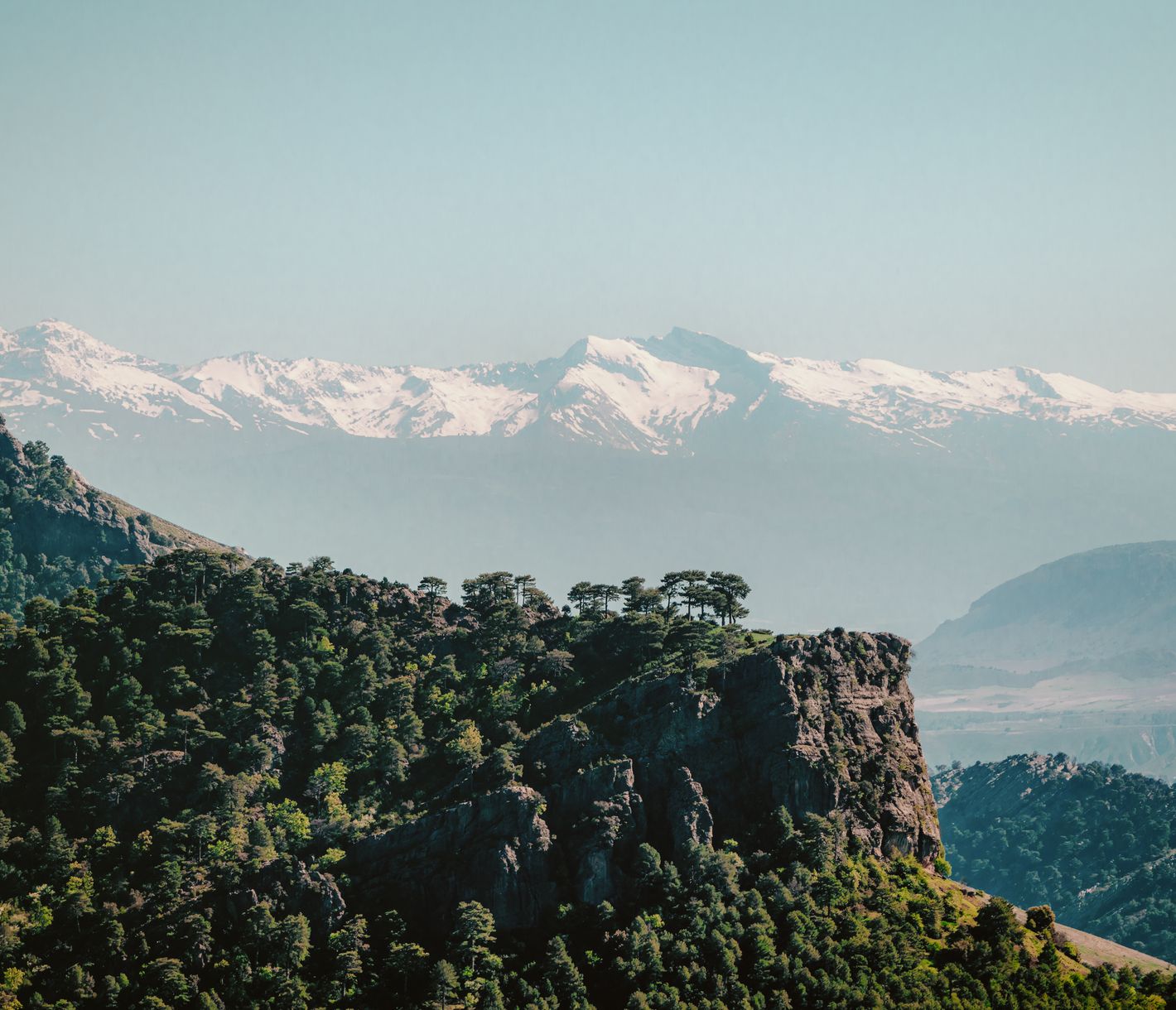 Blick auf das Bergmassiv der Sierra Nevada