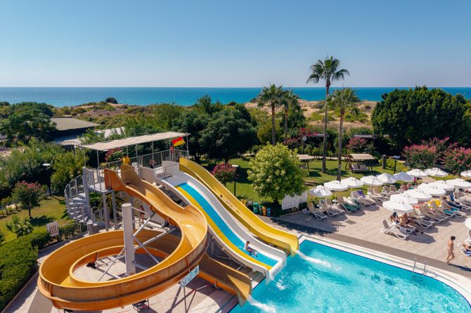 Toboggans aquatiques