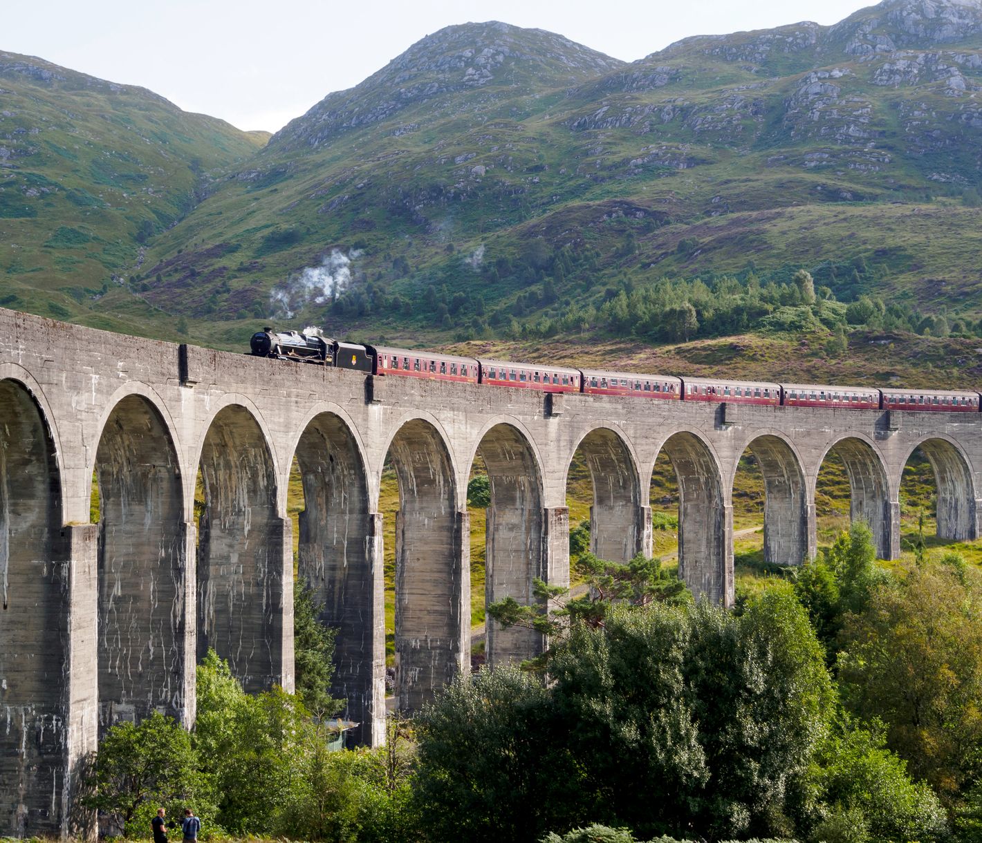 Berühmtes Glenfinnan-Viadukt