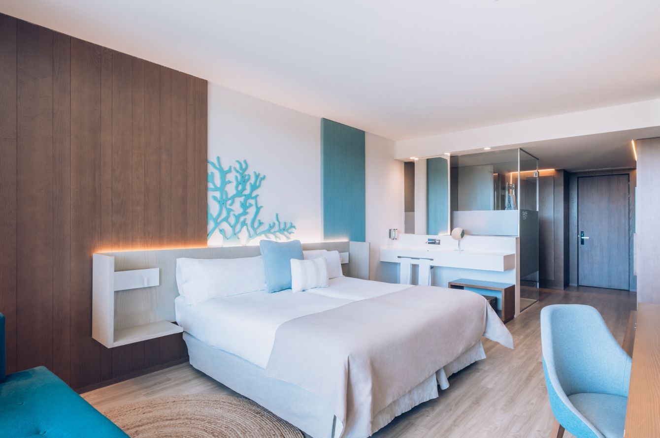 Chambres vue piscine
