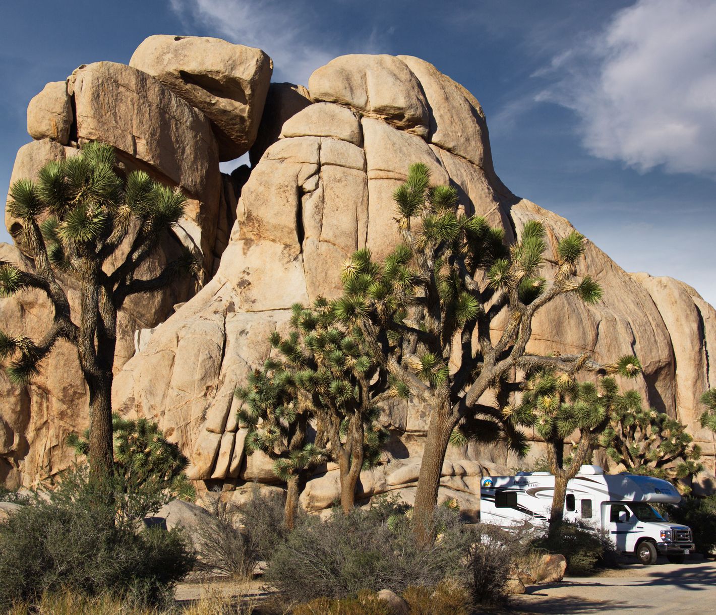 Das Hidden Valley im Joshua Tree National Park ist ein Abenteuerspielplatz für Kletterer.