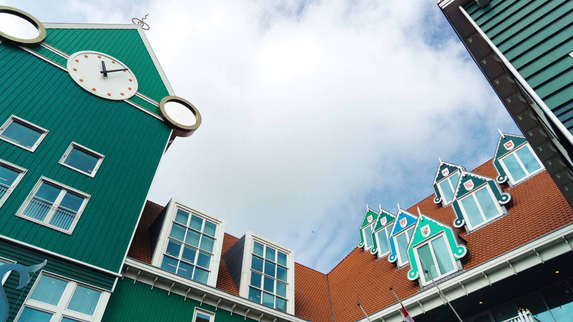 Hôtel de ville du centre de Zaandam, province de Hollande-Septentrionale
