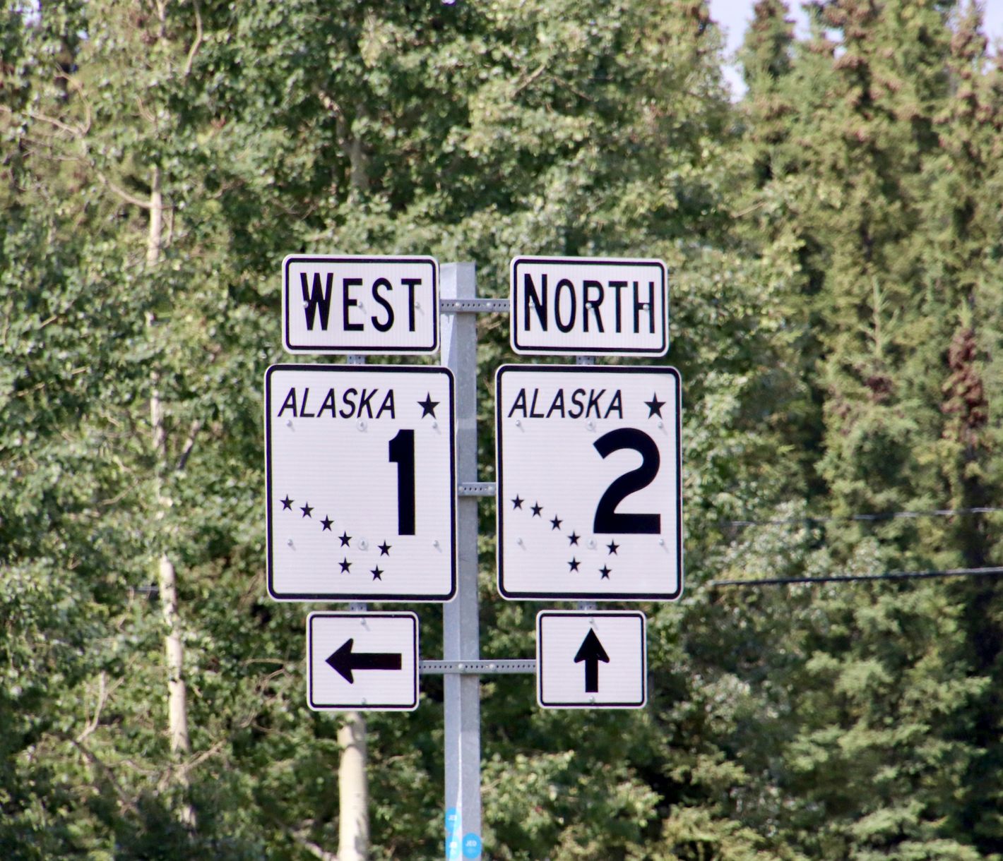 Highways durch die Wildnis.