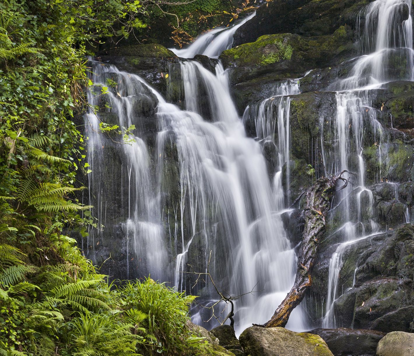 Romantischer Torc-Wasserfall