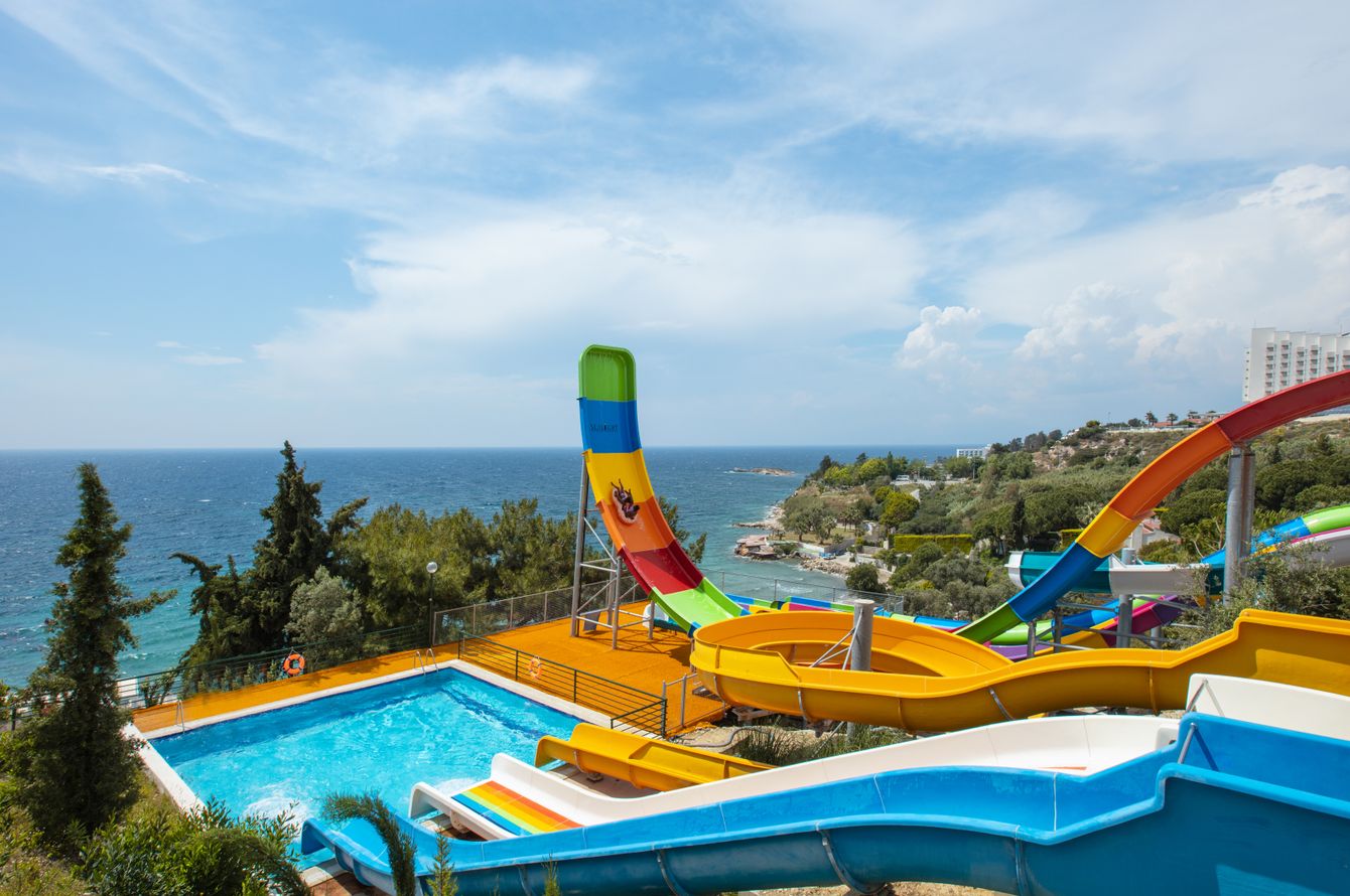 Toboggans aquatiques