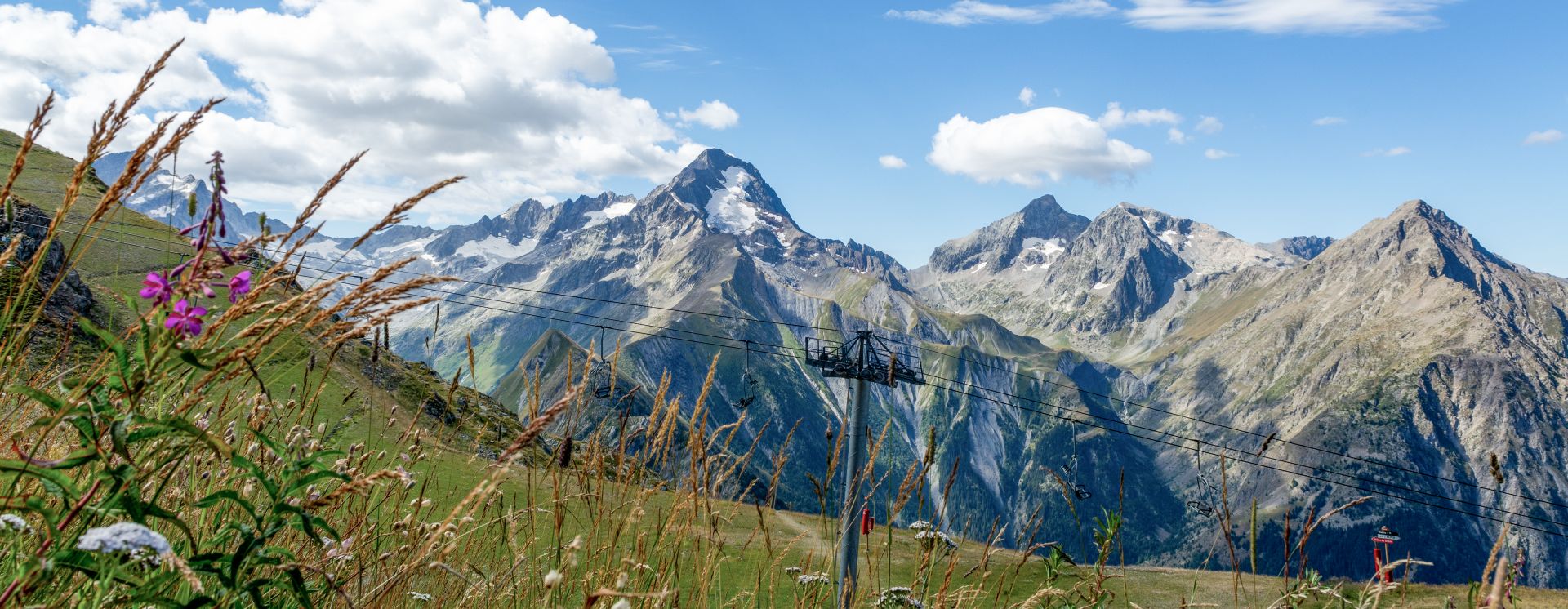 Sommer in den Bergen von Les Deux Alpes