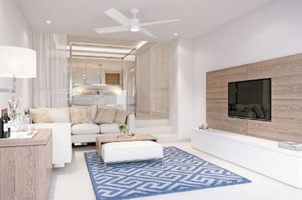 Insel-Suite mit Whirlpool Meersicht