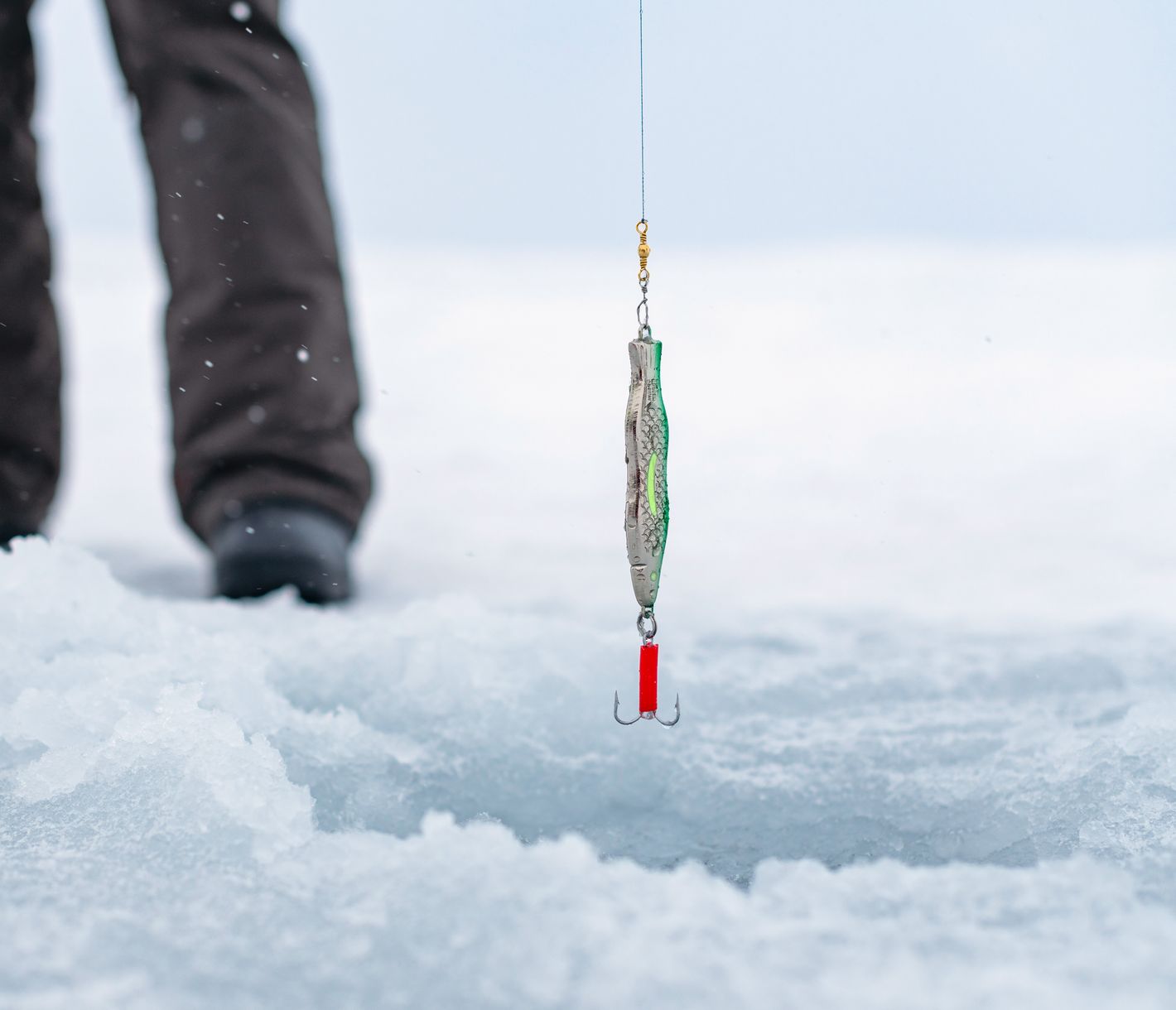 Fischen im Eis