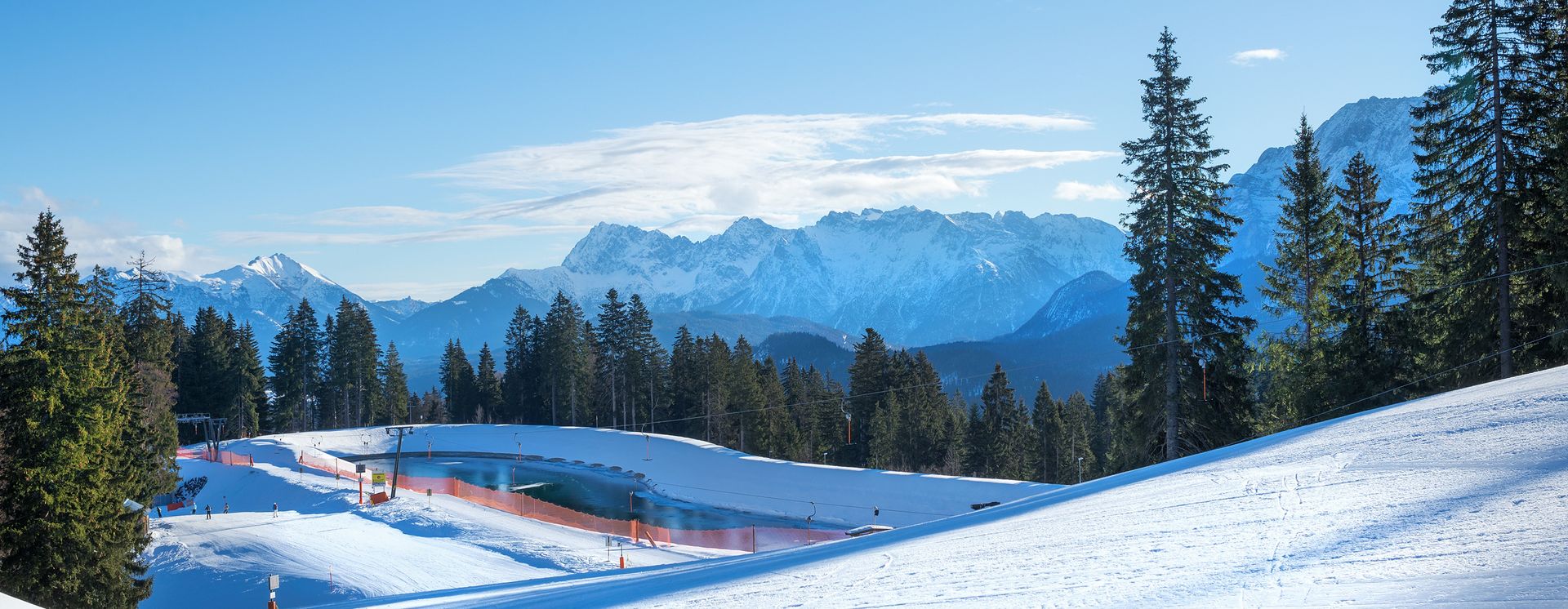 Skipiste am Hausberg