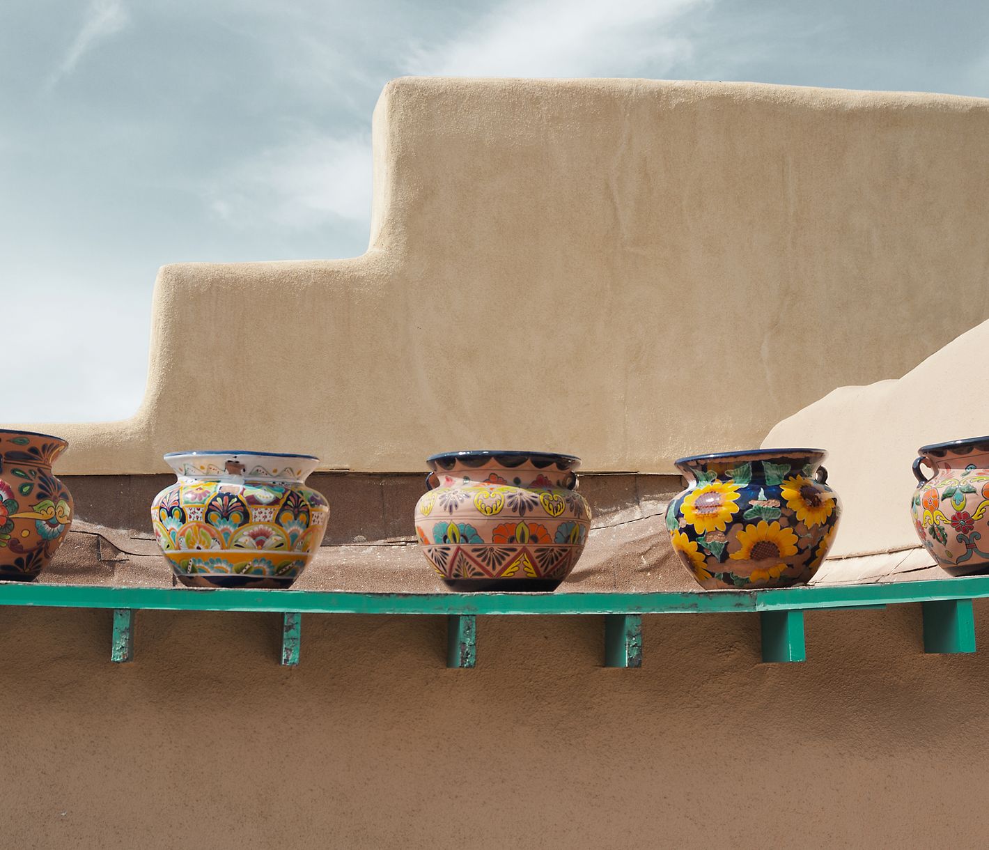 In der Lehmhaussiedlung Taos Pueblo lebt seit mehr als 1000 Jahren das Volk der Taos.