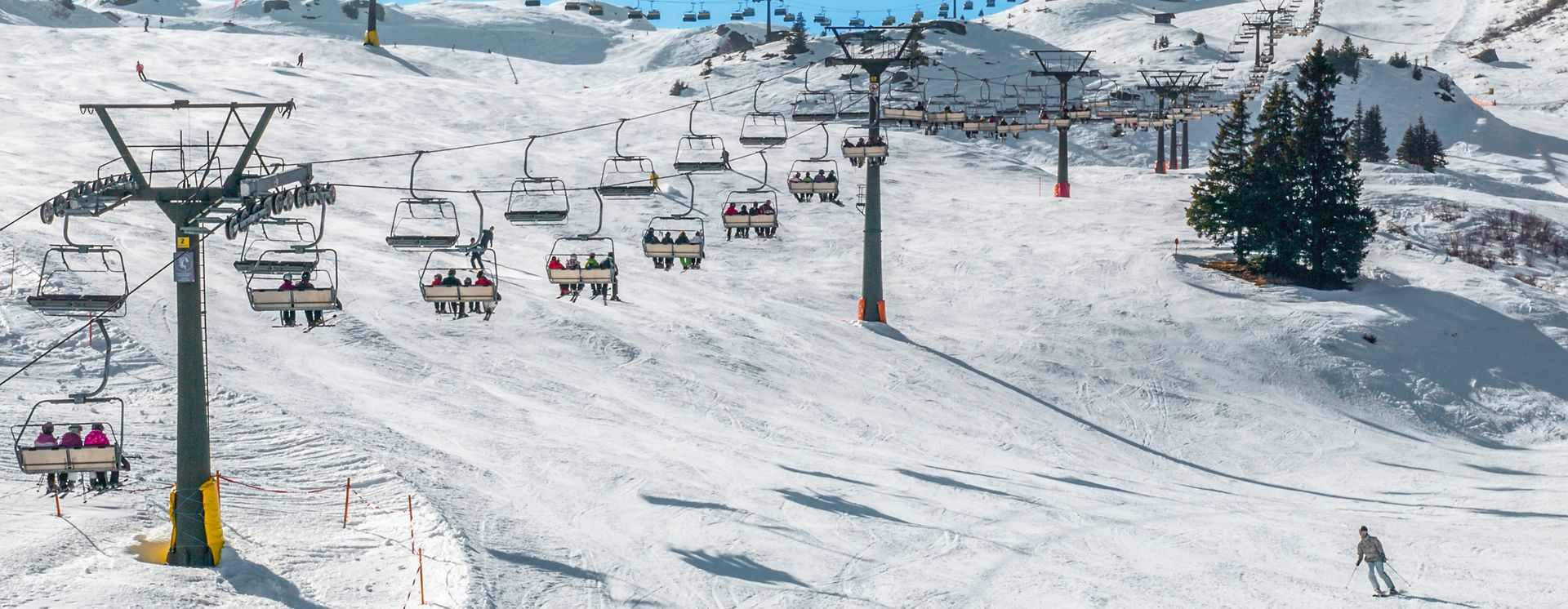 Skifahren in Samnaun