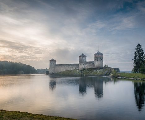 Burg Olavinlinna bei Savonlinna
