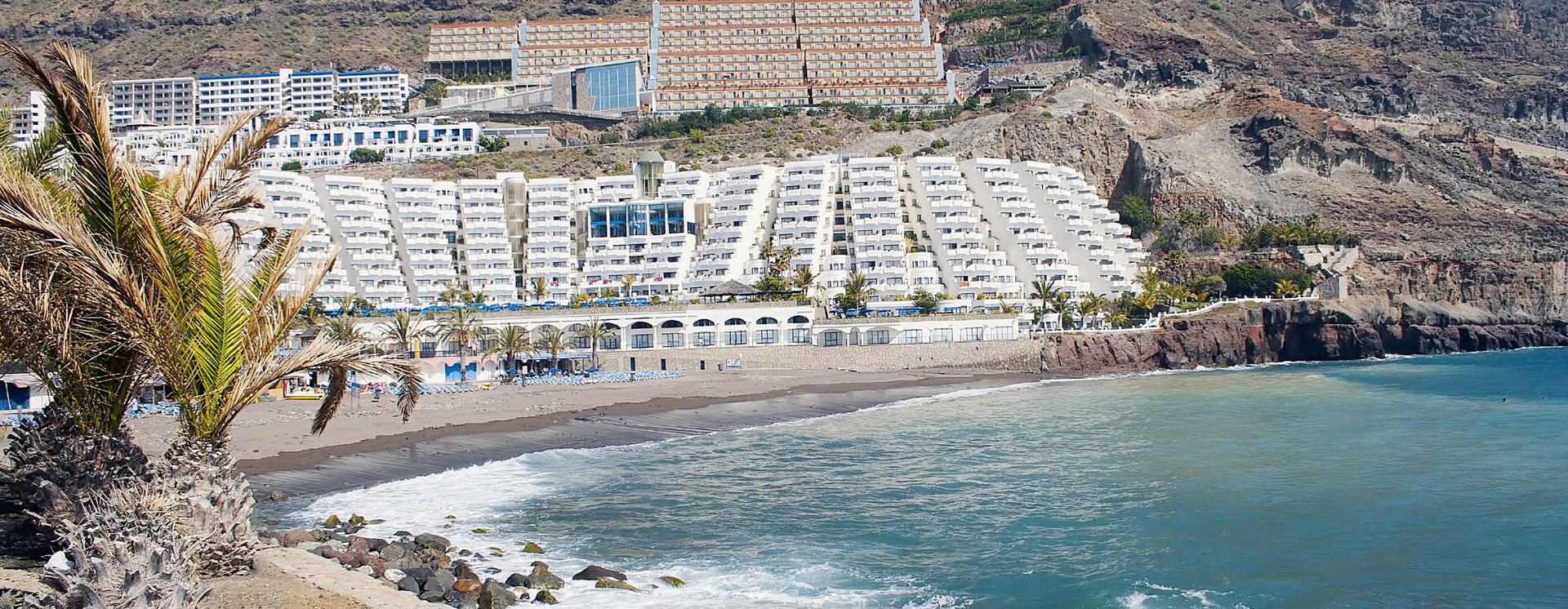 Blick auf den charmanten Ferienort Taurito