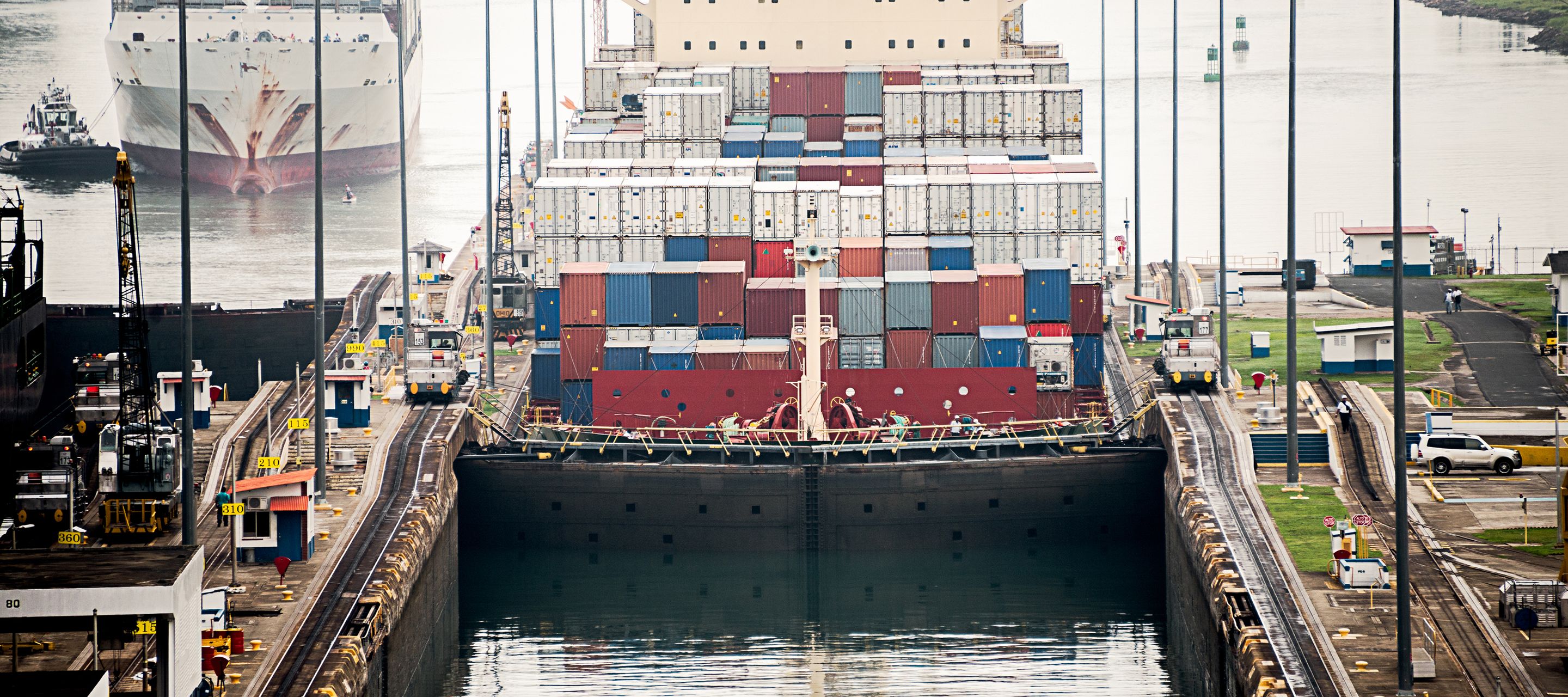 Der berühmte Panamakanal.