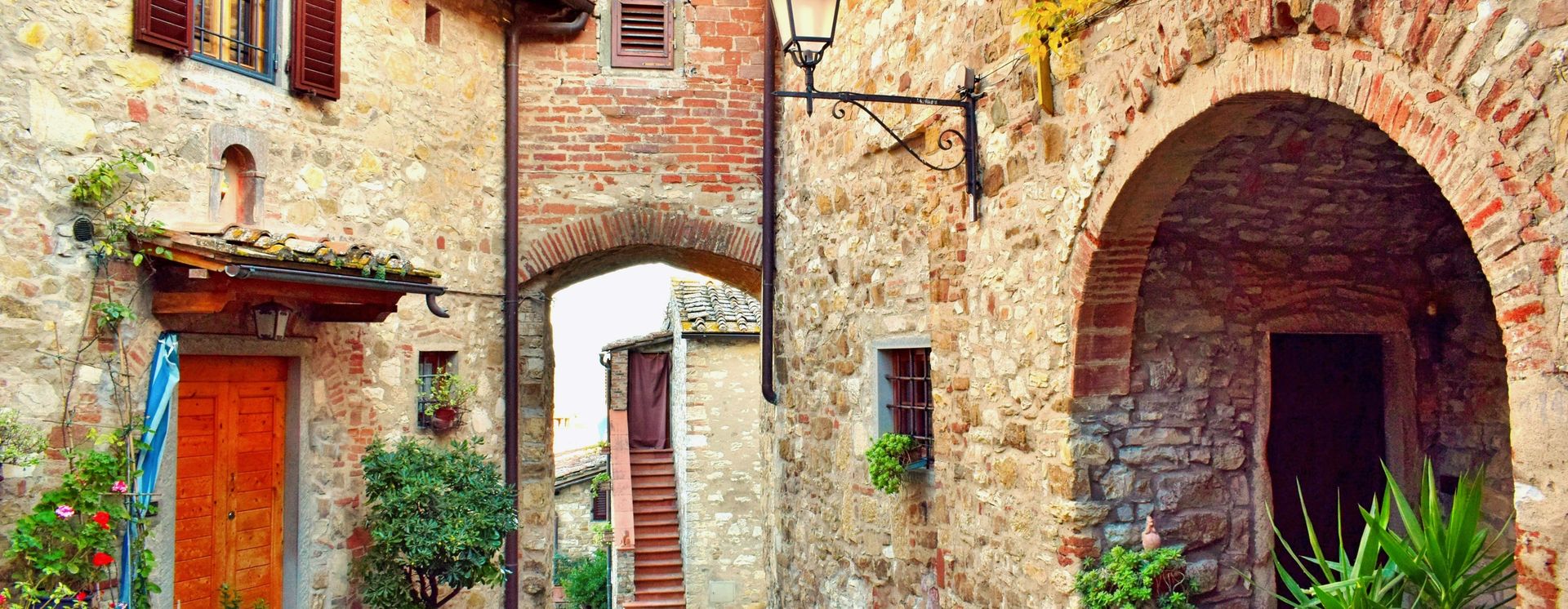 Mittelalterliches Dorf Montefioralle, Chianti-Region