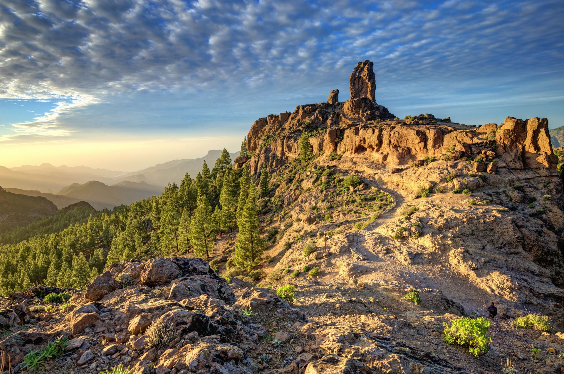 Fantastischer Blick auf den Roque Nublo