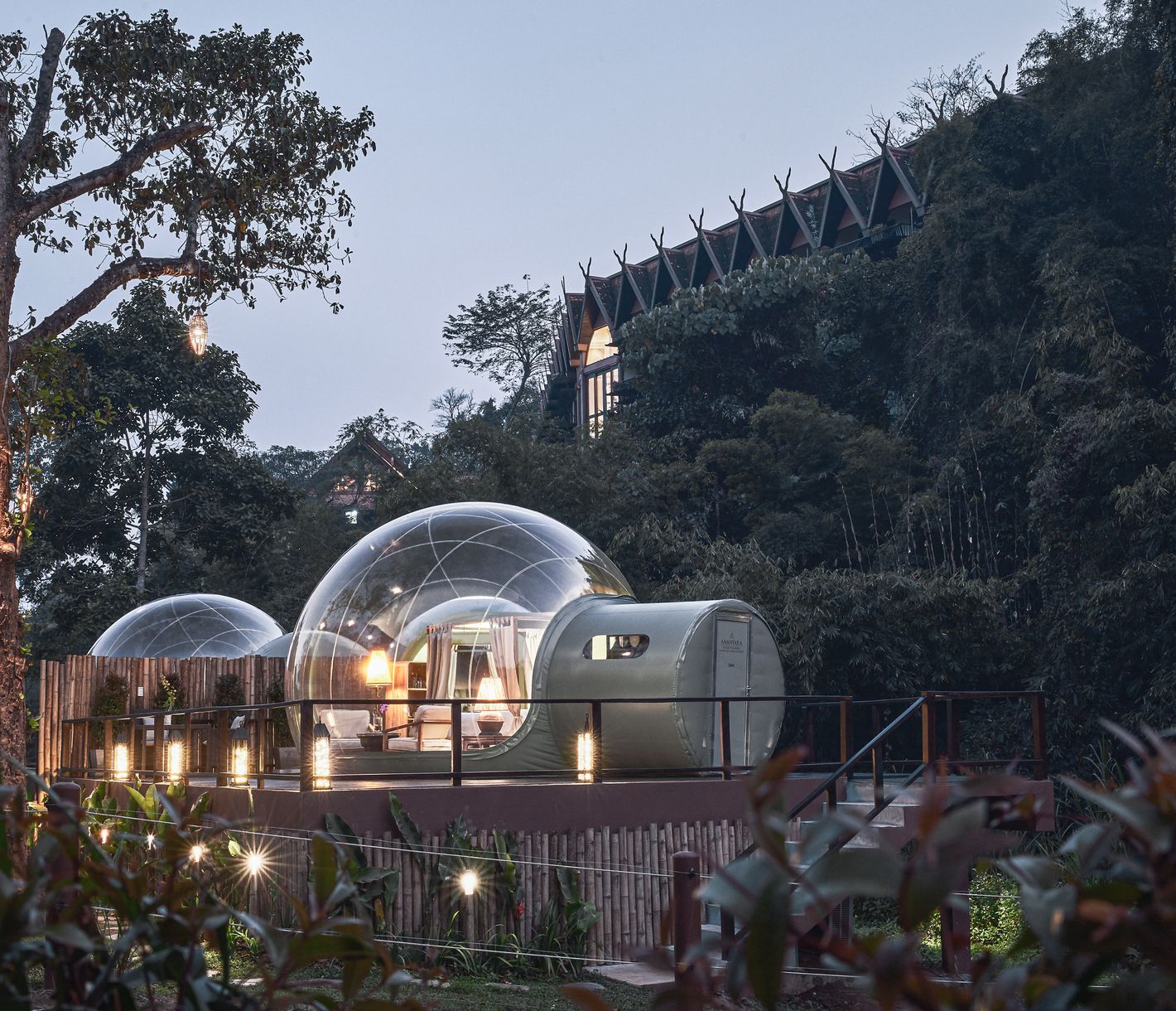 Eine Übernachtung in einer Jungle Bubble wird unvergessen bleiben.