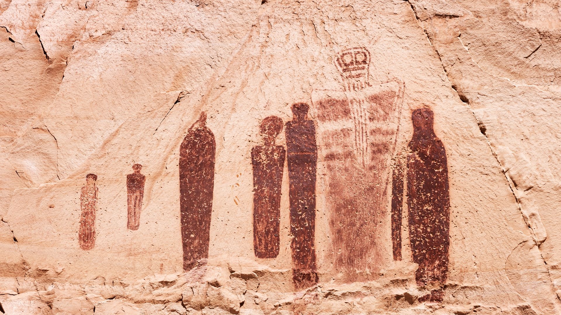 Il y a environ 7000 ans, des nomades ont peint l’image du Saint-Esprit sur le grès du Parc National de Canyonlands.