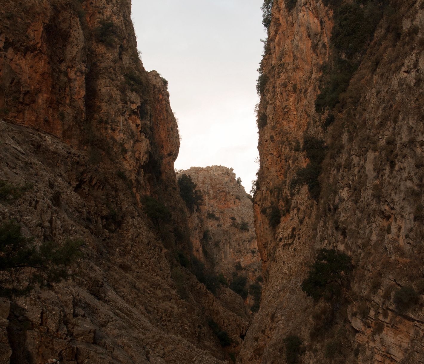 Die wilde Aradena-Schlucht mit der berühmten Brücke auf Kreta