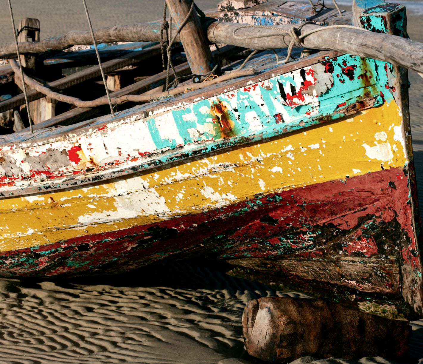 Dhows sind ein beliebtes Fortbewegungsmittel in Mosambik