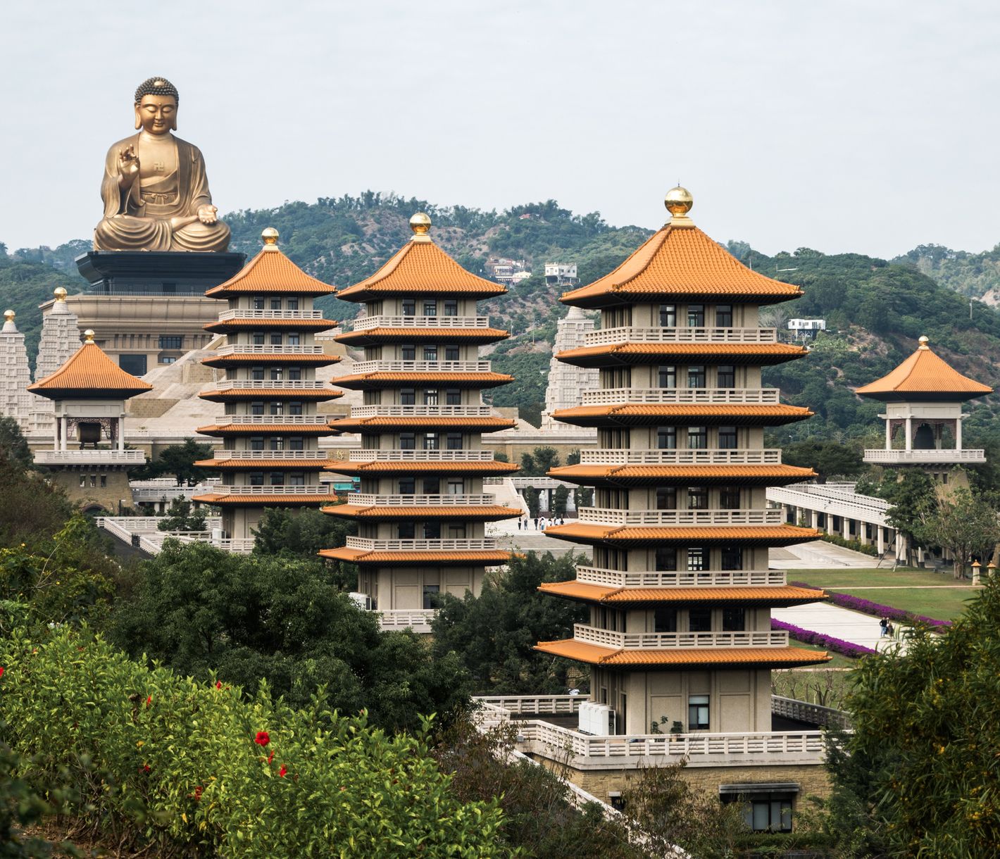 Foguangshan ist das grösste buddhistische Kloster Taiwans.